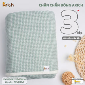 Chăn chần bông 3 lớp cao cấp kích thước 90x130cm - Thương hiệu Arich