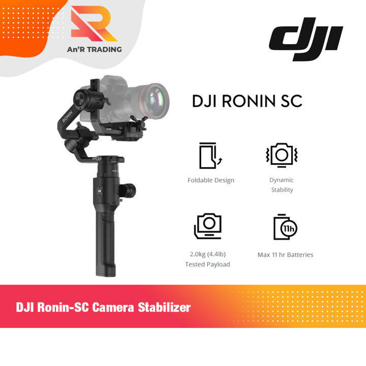 DJI Ronin-SC Camera Stabilizer 3-Axis Gimbal Handheld For DSLR ...