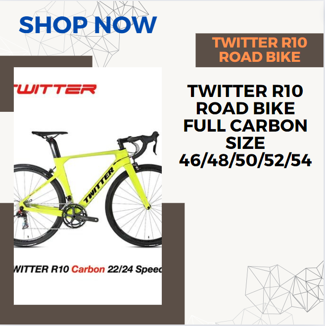 TWITTER R10 ROAD BIKE FULL CARBON SIZE 46/48/50/52/54 | Lazada PH