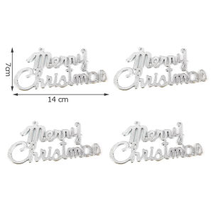 4pcs Christmas English Decoration Sign English Alphabet pendantChristmas decor