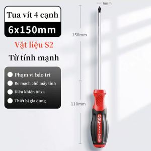 Tua Vít Deli Từ Tính Chất lượng cao Cấp công nghiệp Tay cầm bọc chống trượt