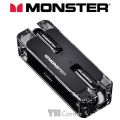 TWS MONSTER XKT08 WIRELESS BLUETOOTH 5.3 Waterproof IPX4 EARPHONE HEADSET EARBUDS TWS Bluetooth Headset - BLACK. 