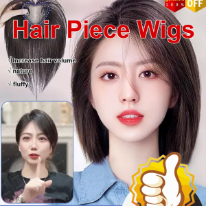 Fetal Hair Bangs Wig Female Piece Full Real Hair Natural Forehead Sideburns Hairline Wig Stickers 逼真假发片