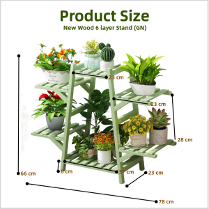 【PLAYFUL】Balcony Flower Rack Storage Rack Indoor Succulent Climbing Vine Flower Pot Rack Living Room Multi-layer Floor Standing Shelf