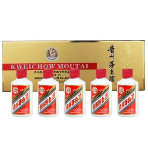 Kweichow Moutai - Flying Fairy Year 2023 Gift Pack (53% 50ml 5 Bottles) 贵州飞天茅台酒迷你小瓶(金条)