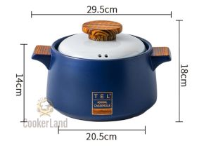 🔥Ready Stock🔥High Quality Casserole Stew Pot Ceramic Pot Rice Gas Stove Cookware Soup Pot/Stockpot/Clay Pot With Lid