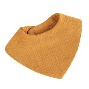 Adjustable Snap Closure Baby Bibs Soft & Highly Absorbent Newborn Burp Cloth Baby Saliva Towel Scarves Newborn Gauze