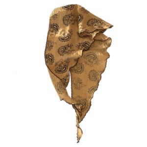 Pháp họa tiết hoa quấn đầu mỏng Bandana khăn quàng cổ cho nữ trang phục khác nhau và dịp kỳ nghỉ Chic mũ nón