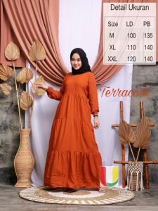 ( M XL XXL ) Gamis Twill Busui / Gamis Rayon Polos Putih Terbaru / Gamis Syari / Homey dress / Home Dress / Bisa COD Bayar Dari Rumah
