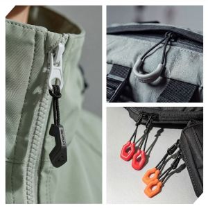 DFGFIN 5pcs Color Drawstring Zipper Rope Anti-slip Tail Rope Universal Multistyles Zipper Puller Multicolors Outdoor Backpack Zipper Pull Suitable for Motorcycle Bag Bicycle Bag
