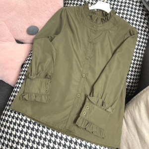 【ZARINA】 Women blouse 3color baju Korean style woman lace design women shirt baju ootd 001