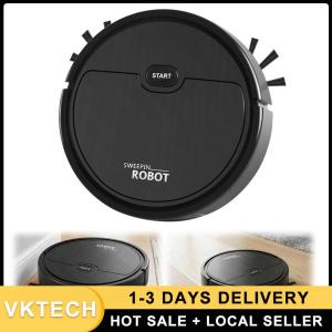 Mini Robot Vacuum Cordless Robot Vacuum for Hardwood Floor Tile Carpet Home Use