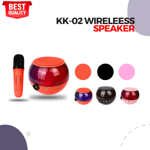 SPEAKER BLUETOOTH MINI PORTABLE KK-02 + MIC WIRELLES