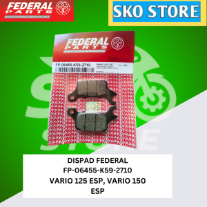 KAMPAS REM FP-06455-K59-2710 FEDERAL ORIGINAL KAMPAS REM VARIO 125 / 150 ESP MURAH