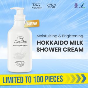 SOFT LAUNCHING Leivy Hokkaido Milk Body Wash Sabun Mandi Shower Cream 750ml