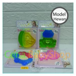 GIGITAN BAYI TEETHER BABY MODEL BUAH HEWAN DAN KARAKTER ISI AIR AMAN ANTI BAKTERI SUDAH BPA FREE