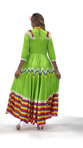 Spot Goods Five-color Mexican-style Spanish maxi dress suitable for stage performances