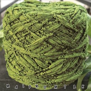 ไหมพรมทอฟฟี่ไชนี่ น้ำหนัก 50 กรัม ไหมพรมน่ารักเก๋ๆ คล้ายทอฟฟี่ ถักหมวก ถักเสื้อ ไหมแฟนซีถักเส้นเดียวหรือถักคู่กับไหมชนิดอื่น ถักโครเช์