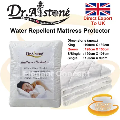 (Limited Offer) Dr.Alstone (Edition Export to UK) Queen Size Cotton Mattress Tilam Protector With 360 Air Ventilation