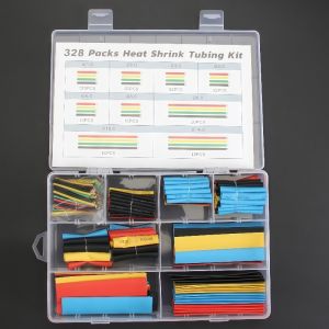 ท่อหดกล่อง เซ็ตท่อหดความร้อน หดได้1เท่า (แบบ1กล่อง) เป็นฉนวนไฟฟ้าอย่างดี ไม่ต้องกลัวไฟรั่วไฟดูด ใช้งานง่าย