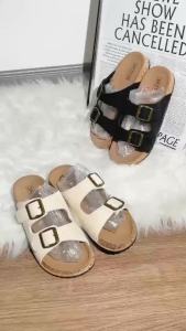 YOTO Boken Sandals For Women New Two-Strap Thick Soled Soft Casual Indoor Outdoor Lazy Shoes