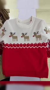 ชุดเด็ก เสื้อกันหนาวสไตล์ยุโรปและอเมริกาสำหรับเด็กชายและเด็กหญิง เสื้อถักฤดูใบไม้ร่วงและฤดูหนาว