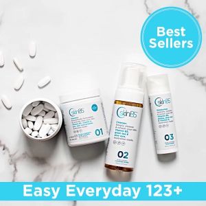 (SkinB5™) Mild Blemish Kit - Ideal for blackheads whiteheads oily skin enlarged pores pimples zits Acne scarring Maintain clear skin Kit contains 2 bottles Extra Strength Acne Control Vitamins - 60 tablets 1 bottle Acne Control Cleansing Mousse 150m