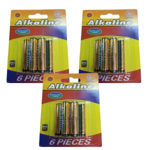 Bateray A2 A3 Isi 6pcs / Baterai AA AAA Daya Kuat Dan Konsisten Tidak Mudah Habis