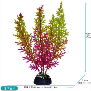 Cây rong nhựa trang trí bể cá thủy sinh tiểu cảnh non bộ terrarium DIY