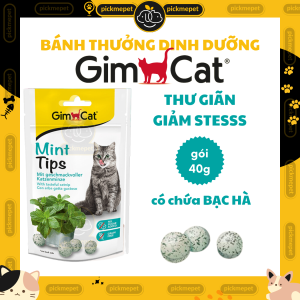 [Gói 40g] Snack Gimcat Tabs EveryDay- Viên Gimcat - Multi Vitamin Milk Bits Denta Skin & Coat