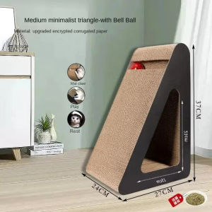 【SG]🚚 Triangle Cat Scratch Board Cat Nest Integrated Cat Scratch Board Vertical Cat Toy