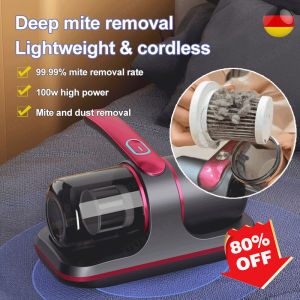 agetet [High-End Customized Model] Light Luxury Wireless Deep Mite Remover