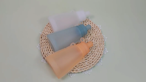 120ml bé container Trường hợp dung tích lớn Silicone puree túi lưu trữ tái sử dụng Pouch cho cha mẹ đi du lịch