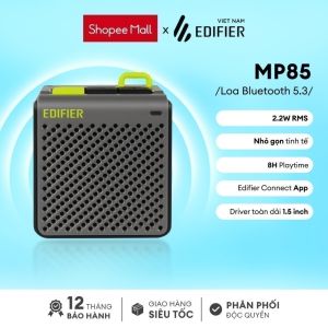 Loa Bluetooth Mini Không Dây EDIFIER MP85 - Thoải Mái Chơi Nhạc Đến 8H - Thiết Kế Nhỏ Gọn Xinh Xắn - 15 Tháng Bảo Hành