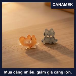 【CANAMEK】 30pcs tabby mèo đen nút đáng yêu kitty thiết kế cho sổ lưu niệm may DIY dressmaking dự án
