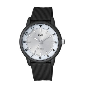 JAM TANGAN Q Q PRIA ORIGINAL QnQ VR52 J011Y Q&Q VR52J011Y Men NG - Hitam - Rubber - Jam dunia JD18 # Jam Tangan Pria Jam Pria Jam Tangan Anti Air + JAM TANGAN QQ VR52 011Y JAM TANGAN QnQ VR52 J011Y JAM TANGAN Q&Q VR52J011Y S003