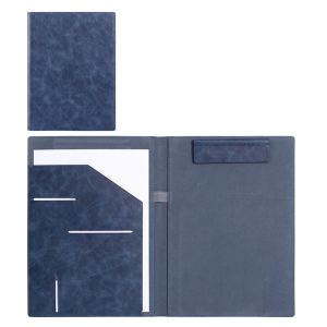 538TD Multifunctional A4 Conference Folder Vintage File Storage Contract File Folders Document Bag Portable Clipboard Leather File Folders Office School Supplies