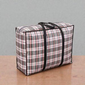 BATHI Tas Plastik Jumbo Anti Air Resleting Ganda Berkualitas Serbaguna Tas Pindahan