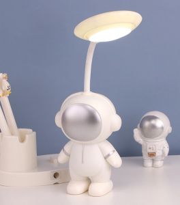 Đèn Học Để Bàn Phi Hành Gia Đèn Led Để Bàn Chống Cận Có Ngăn Bút Cho Bé