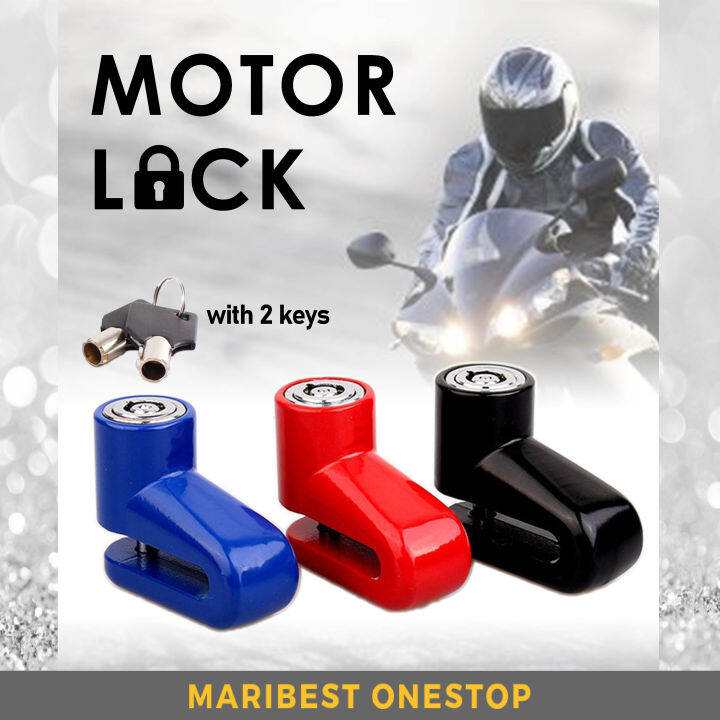 Motorcycle clearance rotor lock