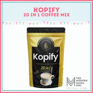 Kopify 20 in 1 Coffee Mix with Stevia - Sugar Free and Slimming! 10 Sachets in 1 box