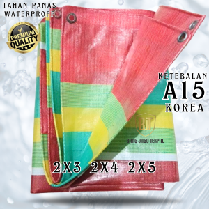 TERPAL 2X3 2X4 2X5 METER SALUR A15 KOREA ANTI SOBEK KUAT PENUTUP BARANG TRUK TEROP