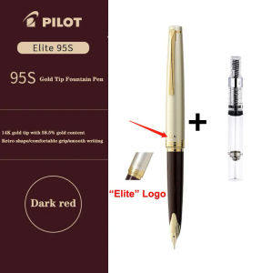 New Japan PILOT Fountain Pen 14K Tip 95s Elite 95th Anniversary Engraved Pocket Design Portable Pen High-end Stationer
