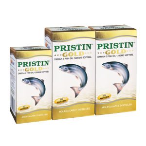 Ready Stock Holista Pristin Gold 3 Fish Oil 1200mg Softgel Bundle 90pcs×2 +30pcs Daily Nutritional Supplement Exp Dec 2027