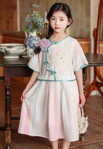 +LITTLE MUSHROOMS+ KIDS CHILDREN GIRL CHINESE NEW YEAR TRADITIONAL ETHNIC FESTIVE COSTUME QIPAO CHEONGSAM CNY CHINESE PRINCESS GEGE ||