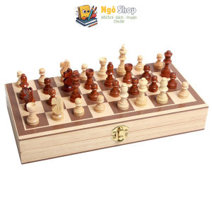 Bộ Cờ Vua Gỗ Cao Cấp (Kích Thước 29x29cm)