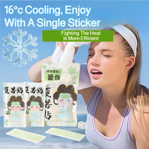 Summer must-have✨ Herbal cooling ice patch Heat-blocking and mosquito repellent patch Agastache cool