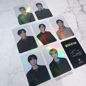 Photocard Hologram 2 Sisi BTS 7 Fates Chakho - Photo card Premium Kpop Kartu Foto Member Unofficial Army Dua Sisi Bolak Balik Jungkook Taehyung Jimin Jin RM Suga JHope