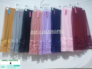 Rok Tutu Renda Cantik Anak Usia 3  4 5 tahun pentas nari Panjang 55 Cm