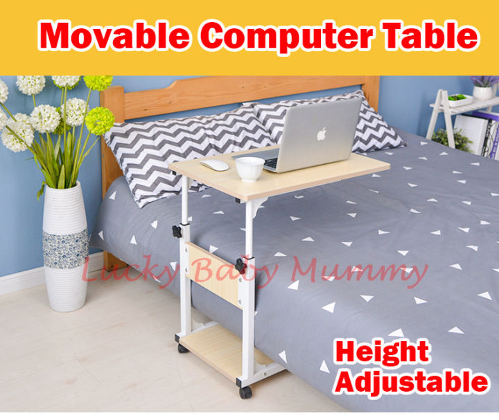 103 Movable Computer Laptop Table/ Height Adjustable | Lazada Singapore